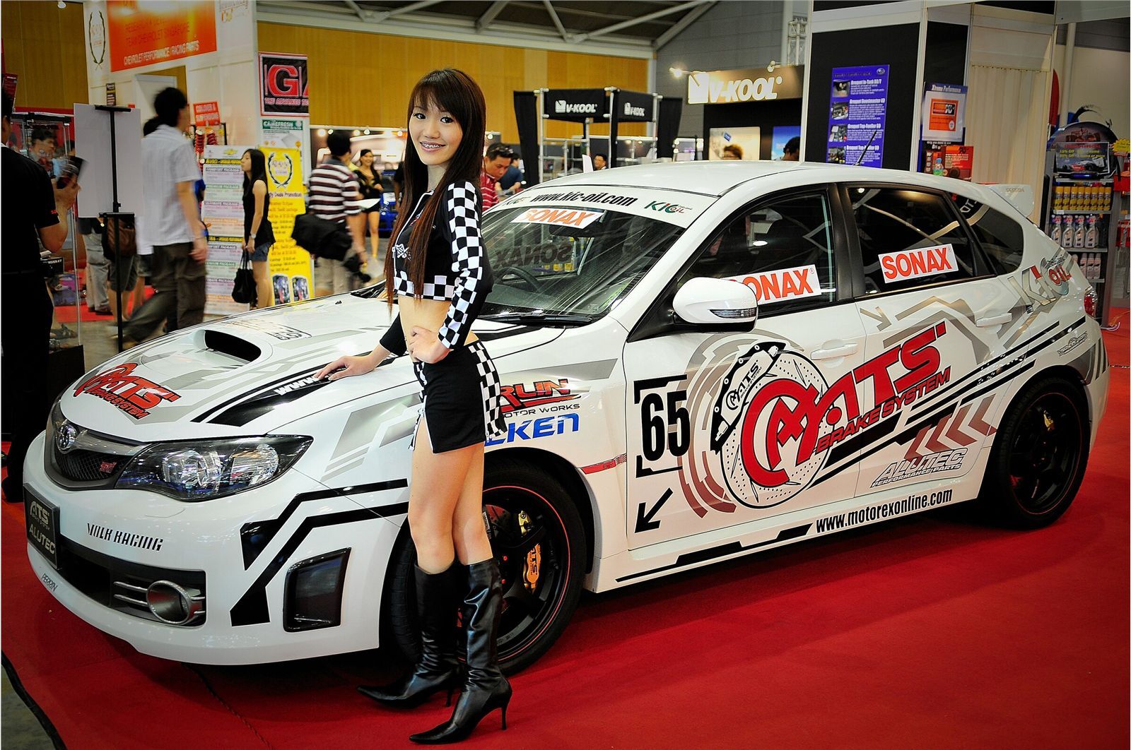 Super Import night 美女车模特写真　国内性感美女